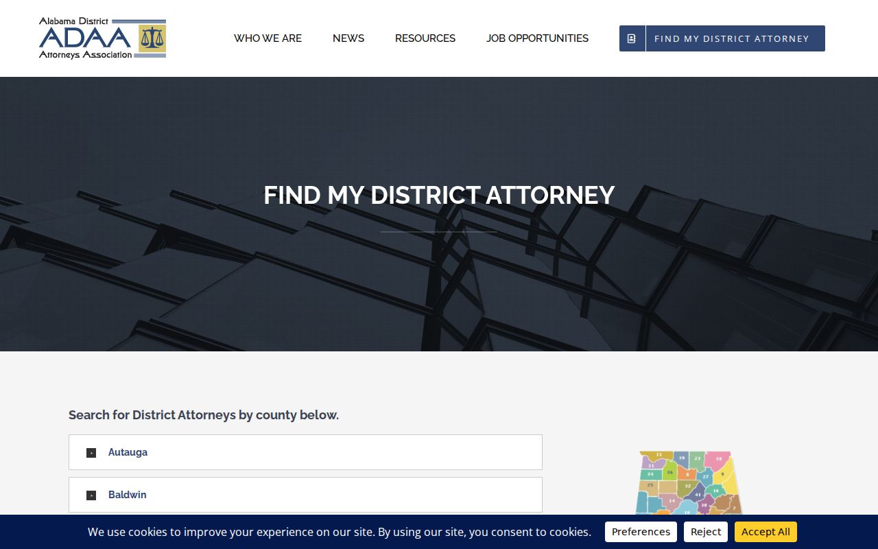 Walker County criminal court records Alabama district attorney directory