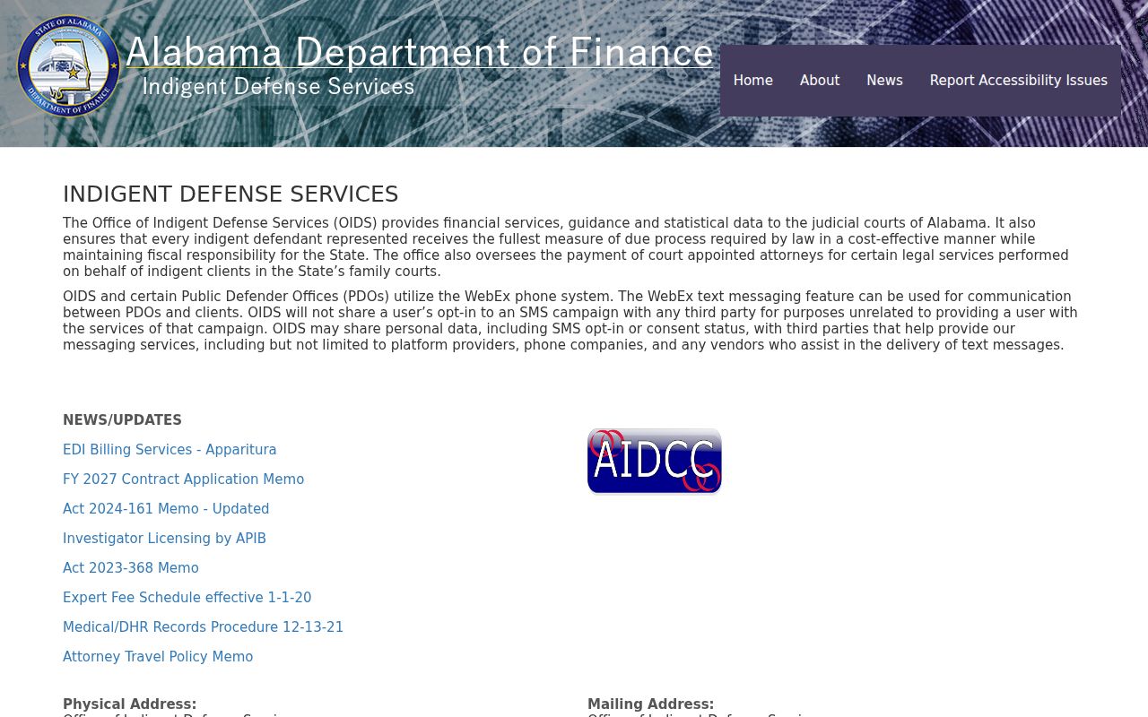 Walker County criminal court records Alabama indigent defense information