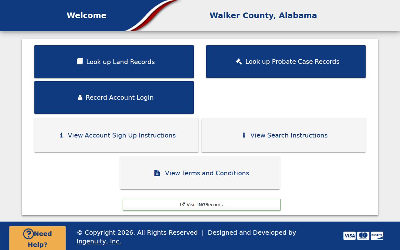 Walker County probate court records online services